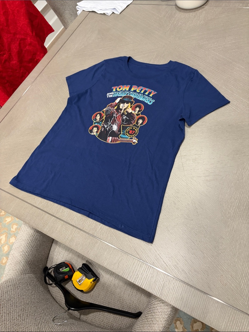 H&M Navy Tom Petty Graphic Short-Sleeve Tee